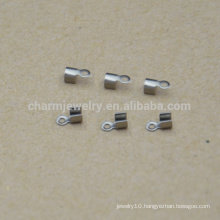 BXG034 High Quality wholesale cheap Stainless Steel cord end clip Jewelry Findings & Components